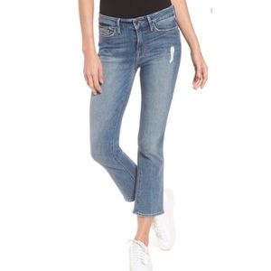 Good American Highwaisted Boyfriend Straight Crop